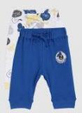 Yk Disney Pack Of 2 Blue & White Straight Fit Joggers Boys