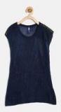 YK Girls Navy Sweater