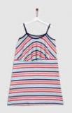 Yk Multicoloured Striped A Line Dress Girls