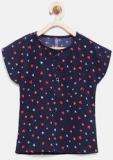 Yk Navy Blue Casual Top Girls