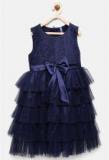 Yk Navy Blue Party Dress Girls