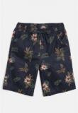 Yk Navy Blue Shorts Boys