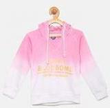 Yk Pink Solid Sweatshirt Girls