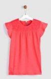 Yk Pink Solid Top Girls