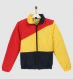 Yk Red Colourblocked Windcheater Puffer Jacket Boys