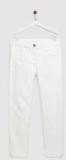 Yk White Regular Fit Mid Rise Clean Look Stretchable Jeans girls