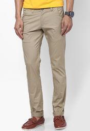 Zaab Beige Chinos Men