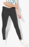 Zivame Casual Me Skin Fit Leggings Dark Grey Women