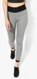 Zivame Travel Slim Fit Leggings Grey Melange Women