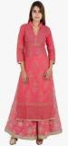 Zoeyams Pink Embellished Kurta women