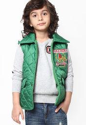 Zucchini Green Winter Jacket Boys