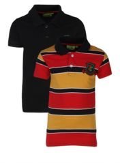 Zucchini Pack Of 2 Multi Polo Shirt Boys