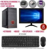 Cybertheory Intel Core I5 6th Gen 16 GB DDR4/1 TB/256 GB SSD/Windows 10 Pro/20 Inch Screen/i5 6th 16 GB AIO By HnT_