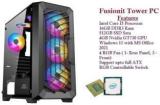 Fusionit Tower SX5 Gaming PC I5 2320 16 GB RAM/4GB GT730 Nvidia Graphics/512 GB SSD Capacity/Windows 11 Home 64 Bit /4 GB Graphics Memory Gaming Tower With MS Office