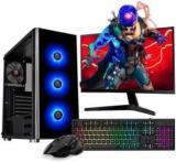 Konect 5000 Ryzen 5 16 GB DDR4/1 TB/128 GB SSD/Windows 11 Home/4 GB HD/24 Inch Screen/GAMING SERIES DESKTOP With MS Office