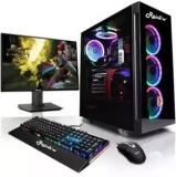 Rainbow Gaming Pc Core I7 16 GB DDR4/2 TB/1024 GB SSD/Windows 10 Home/4 GB 4 GB/24 Inch Screen/Gaming Pc With MS Office