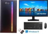 Taj Pc INTEL Core I7 8 GB DDR3/500 GB/128 GB SSD/Windows 11 Home/2 GB Nvidia Gt 610 2GB GDDR3 Graphic CARD/19 Inch Screen/TAJ I7 860 8 500 128SATA SSD 19 11Inch With MS Office