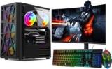 Brightpc GAMING INTEL CORE I5 2400 16GB DDR 3 128GB MVME 500GB SATA Core I5 16 GB DDR4/500 GB/128 GB SSD/Windows 11 Home/20 Inch Screen/INTEL CORE I5/16GB RAM DDR3/128GB NVME SSD/ 500HDD 800W SMPS GAMING WIFI With MS Office