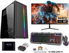 Brozzo G 01/Light Gaming Desktop for Gaming & Editing Core i5 8 GB DDR3/500 GB/128 GB SSD/Windows 10 Pro/2 GB/19 Inch Screen/G 01/Light Gaming Desktop for Gaming & Editing with MS Office