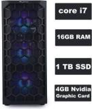 Dzab GAME_EDGE I7 2600 16 GB RAM/Nvidia Graphics/1 TB SSD Capacity/Windows 11 Home 64 Bit /4 GB Graphics Memory Mid Tower With MS Office