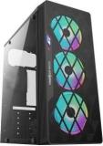 Frontech Gaming Cpu Nico I5 Core I5 8 GB RAM/1 GB ON BOARD Graphics/2 TB Hard Disk/256 GB SSD Capacity/Windows 11 Pro/4 GB Graphics Memory Gaming Tower With MS Office