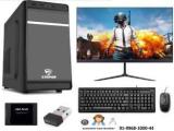 Zoonis Budget Gaming Desktop For Fire & GTA Core I7 8 GB DDR3/500 GB/128 GB SSD/Windows 10 Pro/2 GB/19 Inch Screen/Budget Gaming Desktop I7 For Fire & GTA With 2GB Graphics Card With MS Office