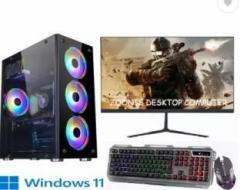 Zoonis Gaming & Editing Desktops Core i7 Core i7 16 GB DDR4/512 GB SSD/Windows 10 Pro/4 GB 4GB GT 730 Graphics Card For Best Gaming Experiences/22 Inch Screen/Gaming & Editing Desktops Core i7 16 GB DDR3/512 GB SSD/4GB GT 730 Graphics