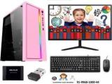 Zoonis Basic Gaming & Editing Desktop Core I5 8 GB DDR3/500 GB/128 GB SSD/Windows 10 Pro/8 GB/19 Inch Screen/G 01/Pink Basic Gaming & Editing Desktop With 1 Gb Graphics Card With MS Office