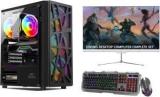 Zoonis Gaming & Editing Desktops Core I7 850 Core I7 16 GB DDR4/500 GB/512 GB SSD/Windows 10 Pro/4 GB Radeon RX 550 4GB GDDR5 For High Speed Gaming Experience/24 Inch Screen/Gaming & Editing Desktops Core I7 850 Generation 16 GB DDR3/512 GB SSD/