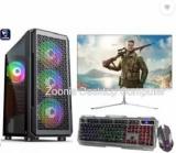 Zoonis Gaming & Editing Desktops Ryzen 3 Dual Core 16 GB DDR4/512 GB SSD/Windows 10 Pro/4 GB 4GB GT 730/22 Inch Screen/Core Ryzen 3 Dual Core 16 GB DDR4/512 GB SSD With MS Office