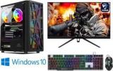 Zoonis Gaming Core I5 16 GB DDR4/500 GB/128 GB SSD/Windows 10 Pro/19 Inch Screen/GAMING CORE I5 2400 16GB DDR 3 128GB SSD With MS Office