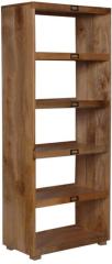 Woodsworth Erich Thin Book Shelf Unit in Natural Mango Wood Finish