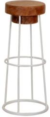 Woodsworth Casa Bonito Bar Stool with Wood and Iron