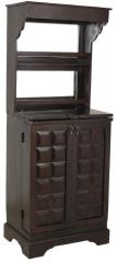 Woodsworth Casa Blanco Solid Wood Bar Unit in Espresso Walnut