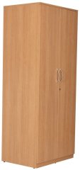 Durian Krish Two Door Wardrobe in Teak Finish