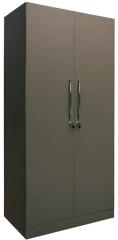 CasaCraft Rico Two Door Marine Plywood Wardrobe in Pine Nut with sparkle grey finish internals and Hettich Hardware