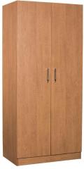 CasaCraft Rico 2 door plywood Wardrobe with Brown Oak Finish with Hettich Hardware