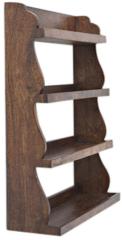 House of Furniture Wooden Kitchen Rack In Walnut Finish