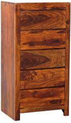 Woodsworth Cassia Solid Wood Chest of Drawers in Colonial Maple Finish