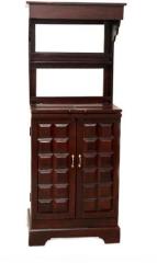 Woodsworth Casa Blanco Solid Wood Bar Unit in Honey Oak Finish