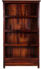 Woodsworth Cashmere Solid Wood Book Shelf in Honey Oak Finish