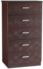 Godrej Interio Flutter Chest Of Drawer in Cinnamon Colour