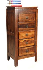 LocVille Cinnamon Chest of Drawers in Teak finish