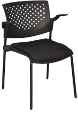 Nilkamal Butterfly Chair with Cushion in Black Color