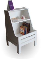 RYC Furniture RYC Kids shelving unit white finish