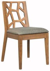 CasaCraft Manuel Dining Chair in Cocoa & Hazel Colour