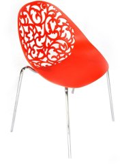 Ventura Elegantly Designed Red VisitorChair