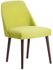 CasaCraft Corfinio Arm Chair in Green Colour with Cappucino Legs