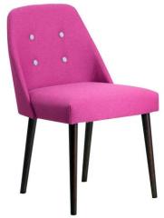 CasaCraft Corfinio Buttoned Arm Chair in Pink Color