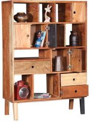 Woodsworth Mexico Book Case with Reclaimed Wood in Natural Finish